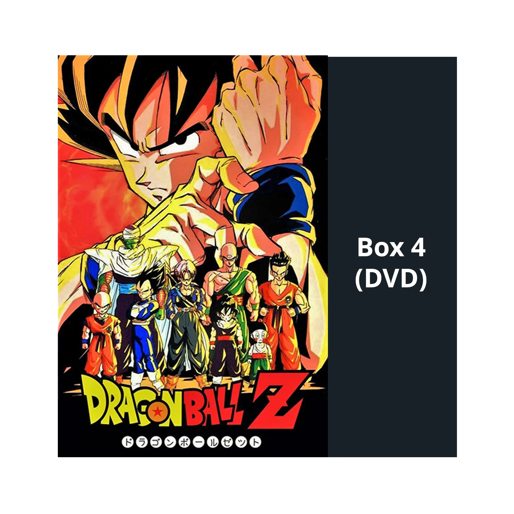 Dragon Ball Z TV-Serie Box 4 DVD, vollständige Serie auf vier DVDs